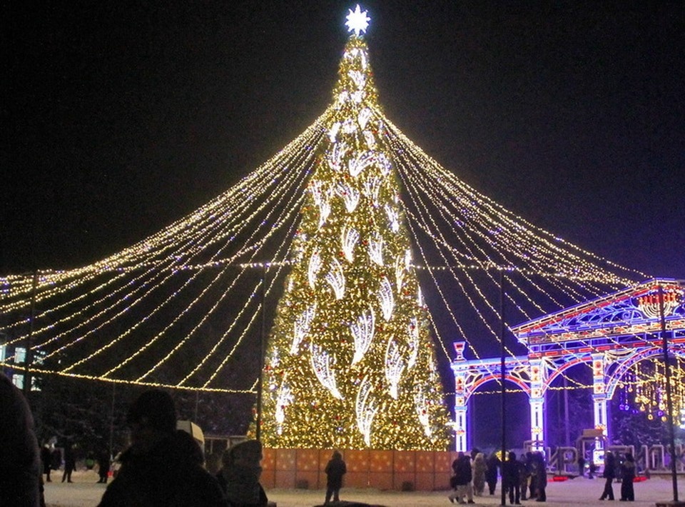    Главная елка ЕАО приобрела сказочный вид Андрей САВЕЛЬЕВ