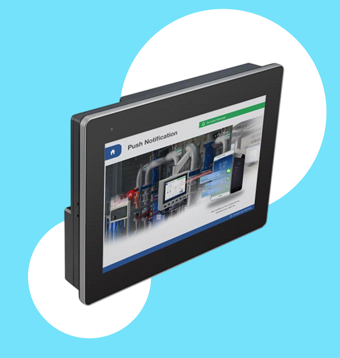 Пример панели оператора для шкафа управления