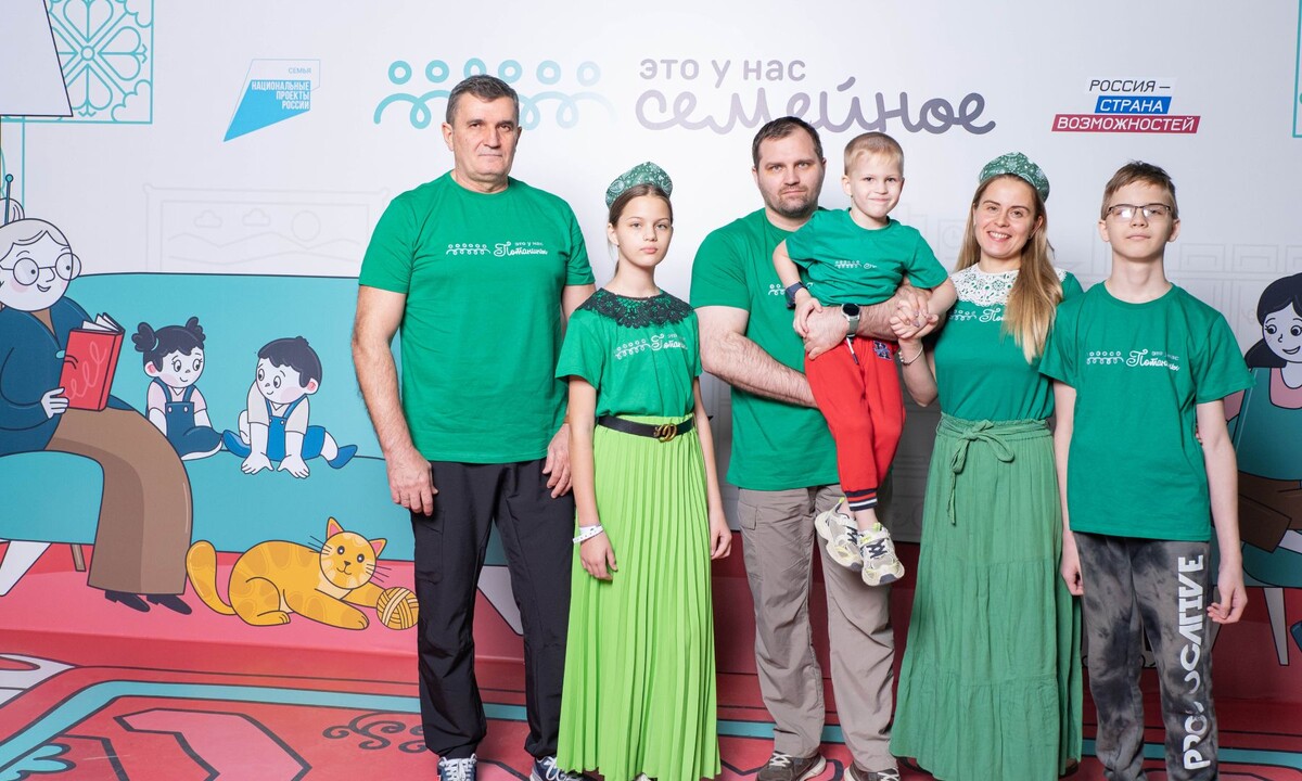    Семья Потаниных / Источник: Предоставлено конкурсом «Это у нас семейное»