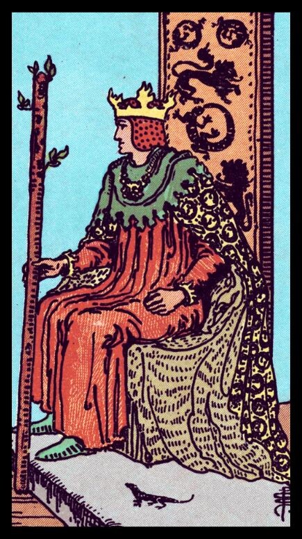 Король Жезлов Таро Райдера - Уэйта