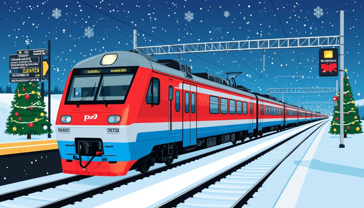 Изменится график движения электропоездов в Самарской области на Новый год