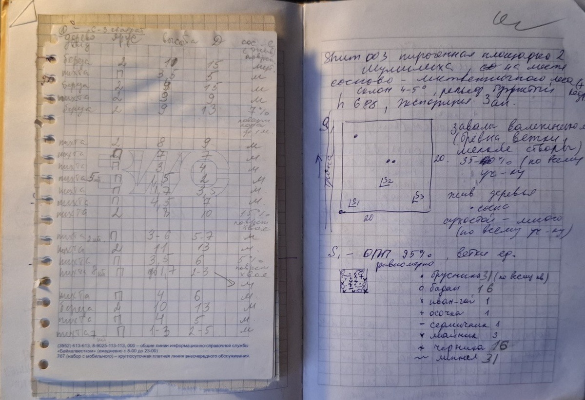 Классика полевого дневника