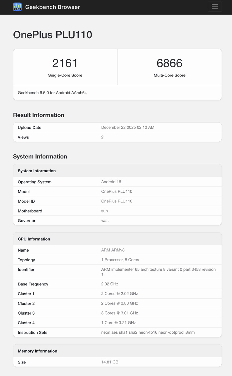    OnePlus Turbo протестировали в Geekbench до премьеры