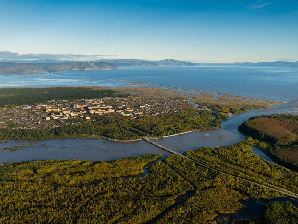 Поселок Ола на реке Оле / Тематическое фото: из материалов проекта kolymahistory.ru