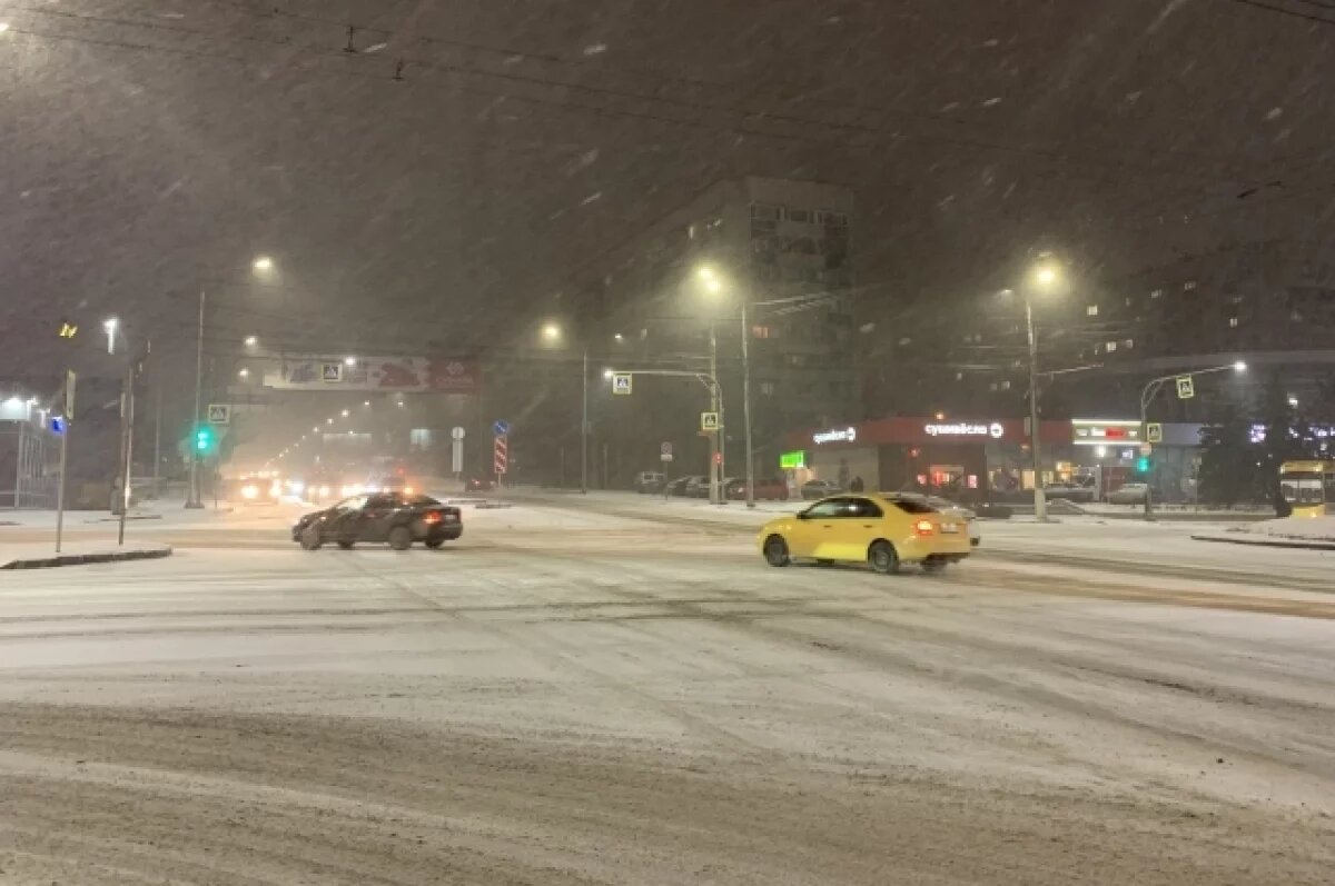    В Пермском крае трассы после осадков оказались завалены снегом