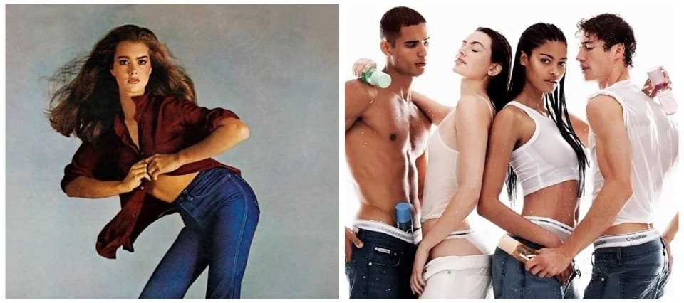 Скандальная реклама Calvin Klein Источник: pinterest