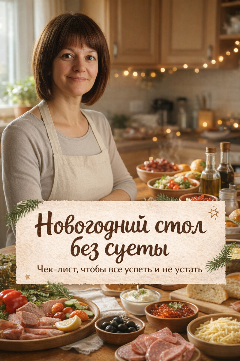 Чек-лист «Новогодний стол без суеты»