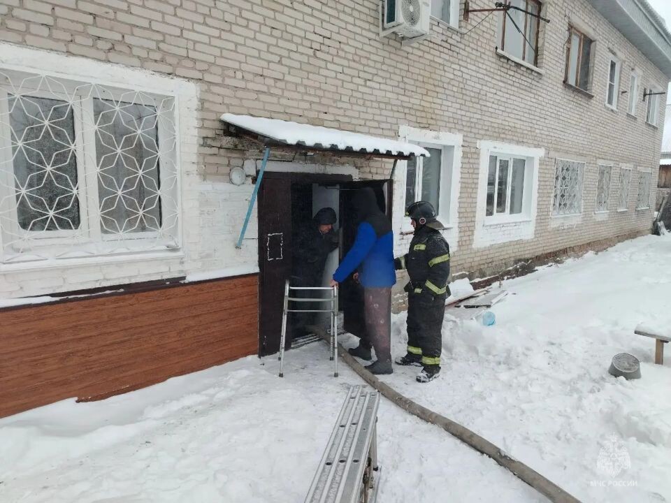    Пожар в Камне-на-Оби . Источник: max.ru/mchs_altkray