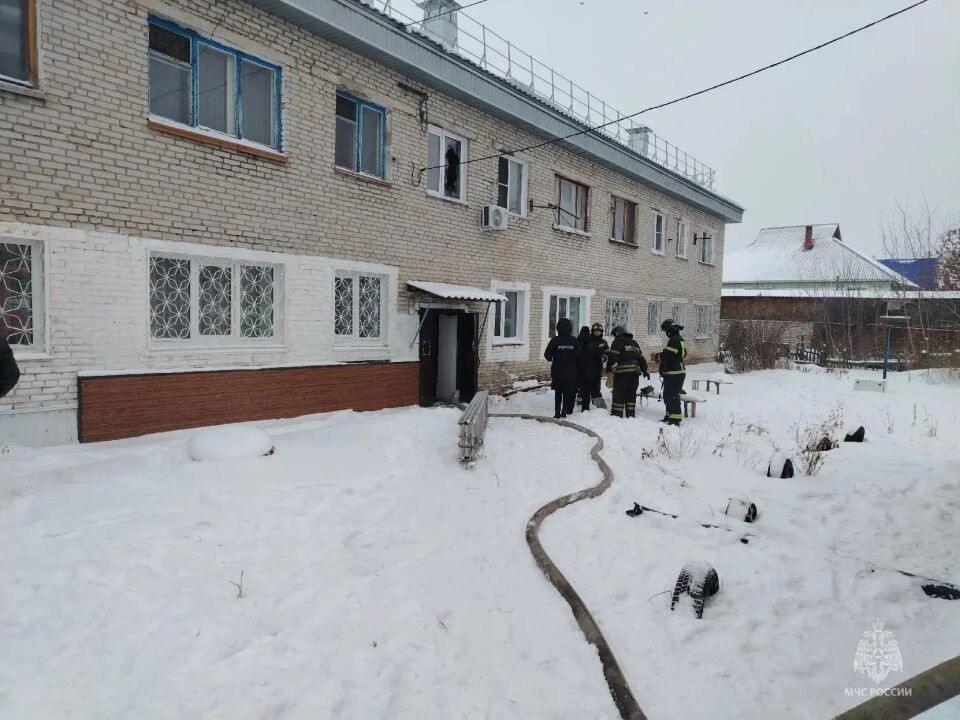    Пожар в Камне-на-Оби . Источник: max.ru/mchs_altkray