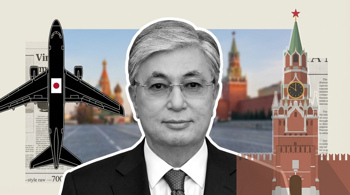 Токаев закрыл визит — и сразу сменил курс. В Токио это заметили. Фото: Арина Розанова / ForPost / нейросеть Freepik AI