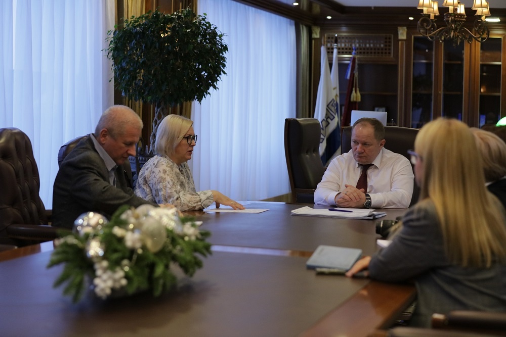    Итоги 2025 года Алексей Камешков подвел вместе с журналистами "Российской газеты" / Наталья Петрова