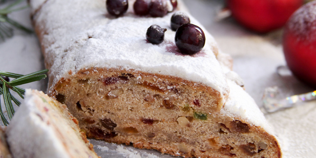 Быстрый штоллен без дрожжей