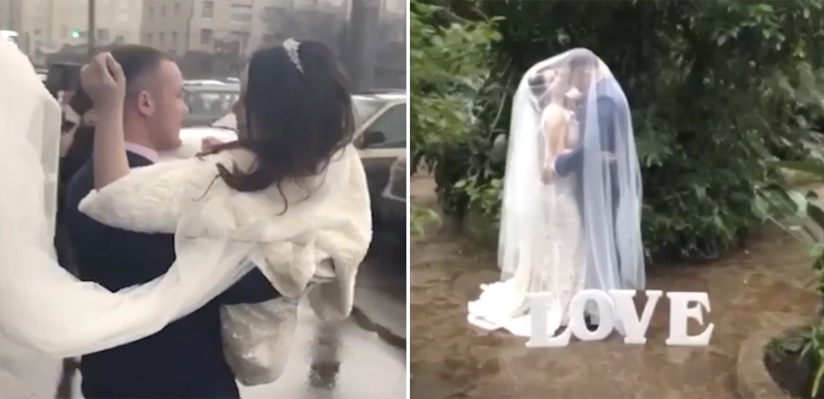    Мирная жизнь Дениса и Регины. Свадьба. / Фото: Из личного архива