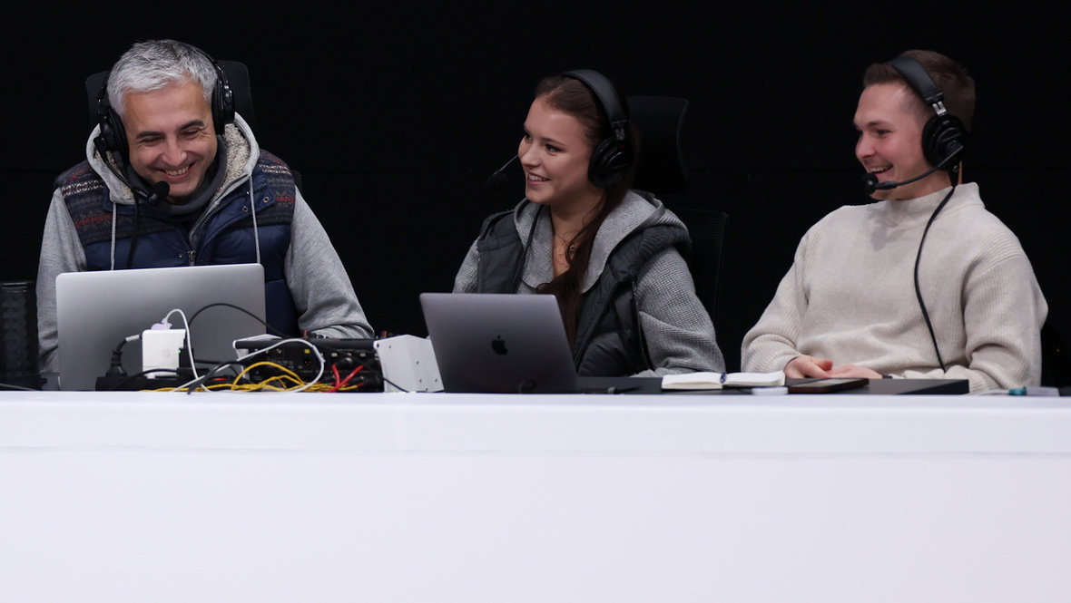 Василий Соловьев, Анна Щербакова и Михаил Коляда.Дарья Исаева