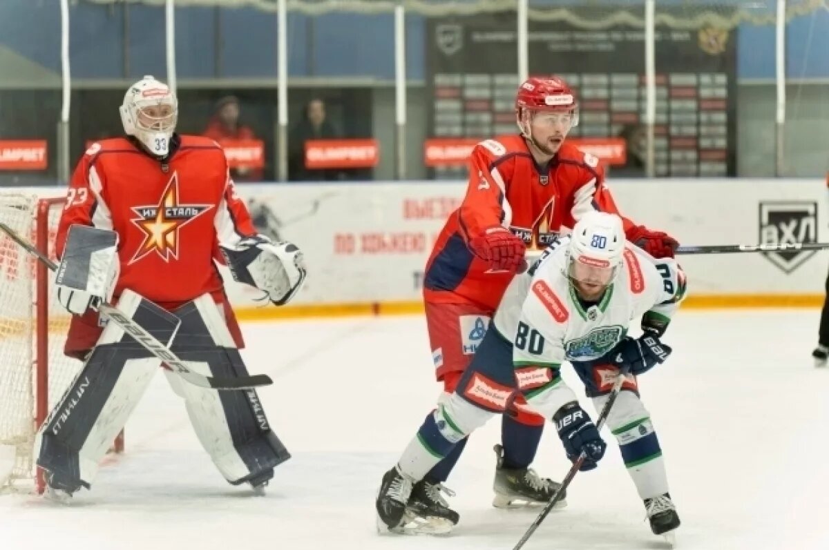   «Ижсталь» начала домашнюю серию матчей с разгромного поражения