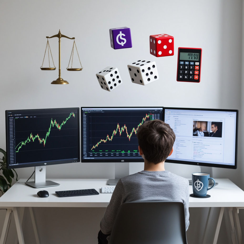 Биржевой брокер — это не азартный игрок, а математик, который управляет вероятностями. Сегодня узнаем, какие формулы скрываются за зелеными и красными графиками!