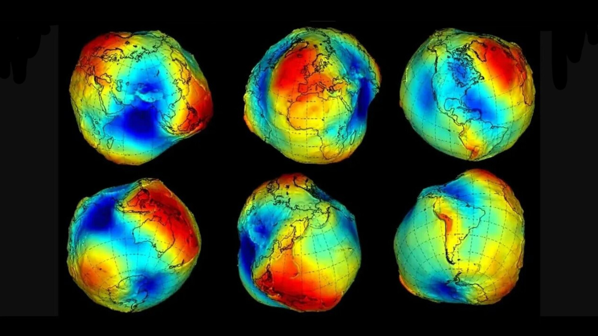 Гравитационная модель Земли, полученная на основе данных спутника GOCE