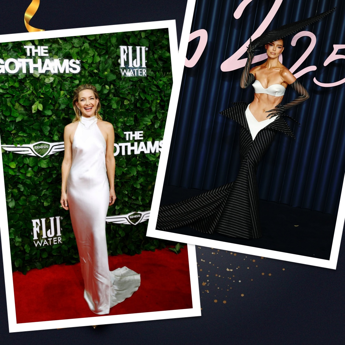 На фото слева: Кейт Хадсон, справа: Маура Хиггинс. Источник: интернет, фотоколлаж автора статьи