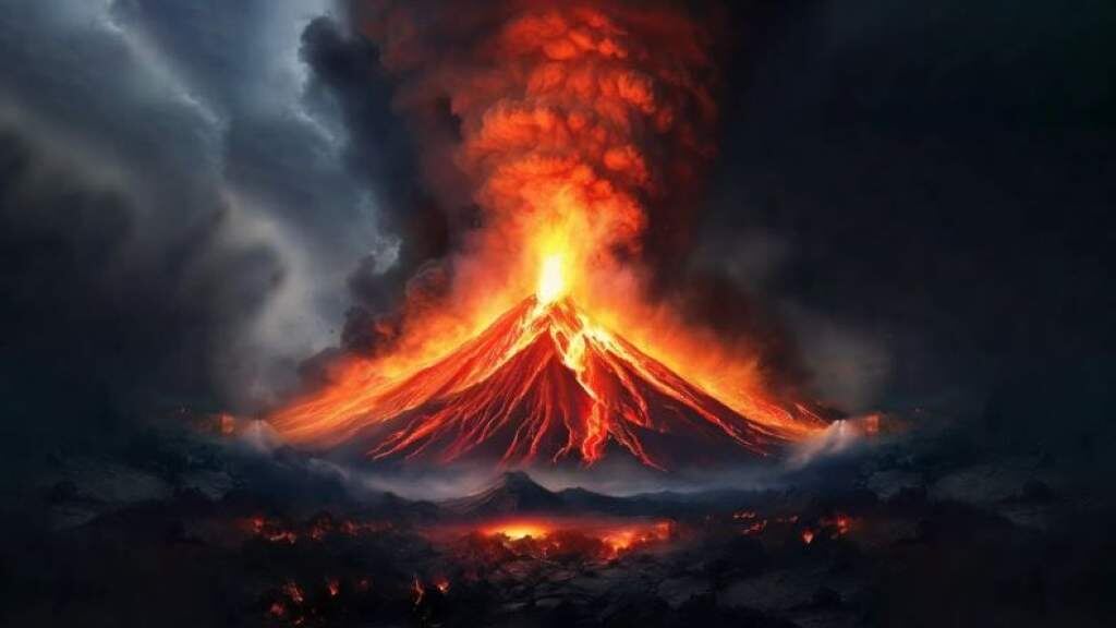 Срыв похож на извержение вулкана