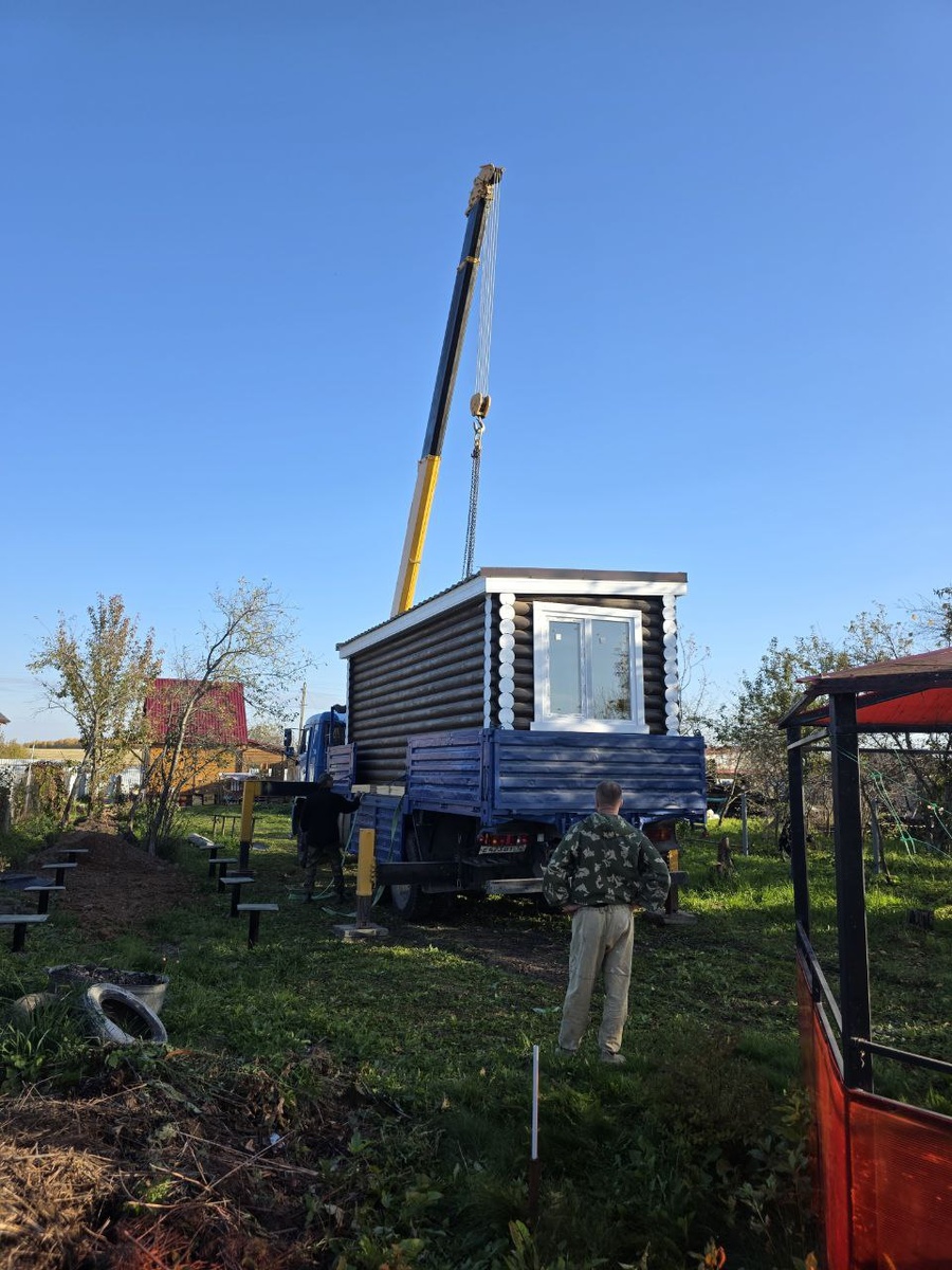 Мы полностью помогаем вам с установкой бани.