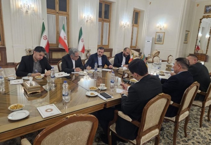 Встреча Казема Гарибабади с Мурадом Атаджановым, 22 декабря, 2025 г., Тегеран, Иран (Фото: ИРНА)