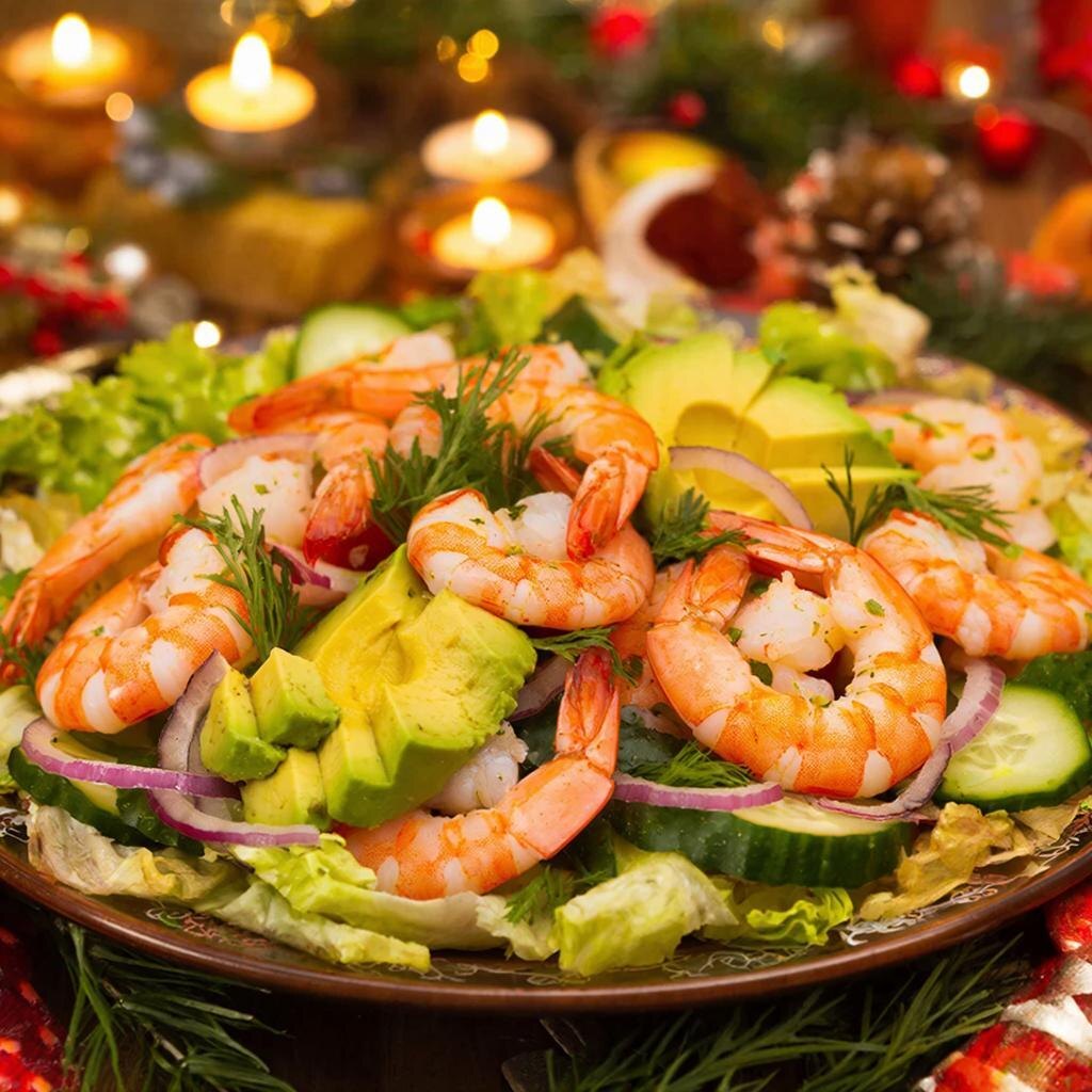 Салат на новый год
