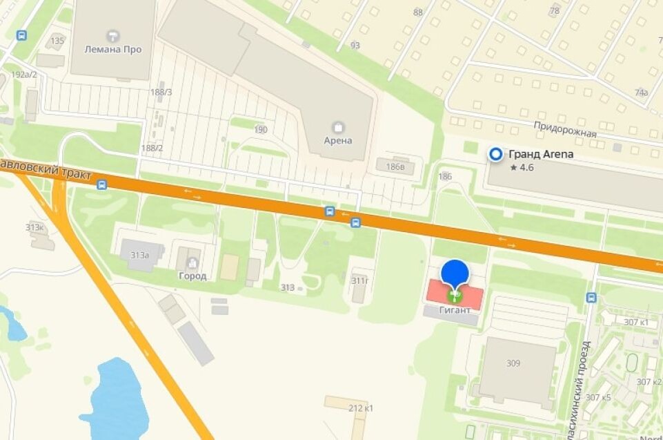    Павловский тракт, 311. Источник: 2ГИС