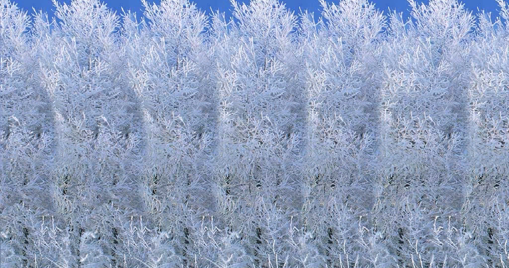 Новогодние 3D картинки, расслабление для глаз.