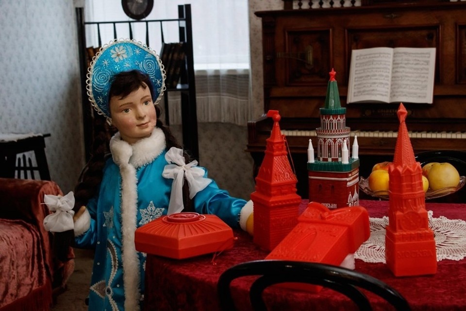    В краеведческом музее Донецка открылась выставка «Новогодняя карусель». Фото: Минкультуры ДНР