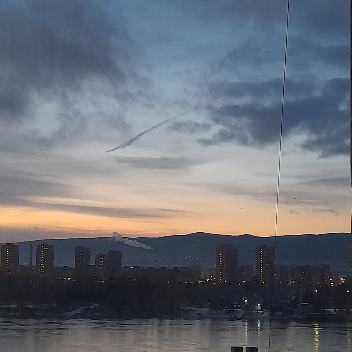 Фото автора. Зимние пейзажи всё из того же окна