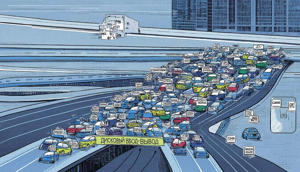Пробка на 192-полосной магистрали: как один узкий мост останавливает весь город данных.
