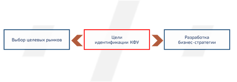Цели идентификации ключевых факторов успеха (КФУ)