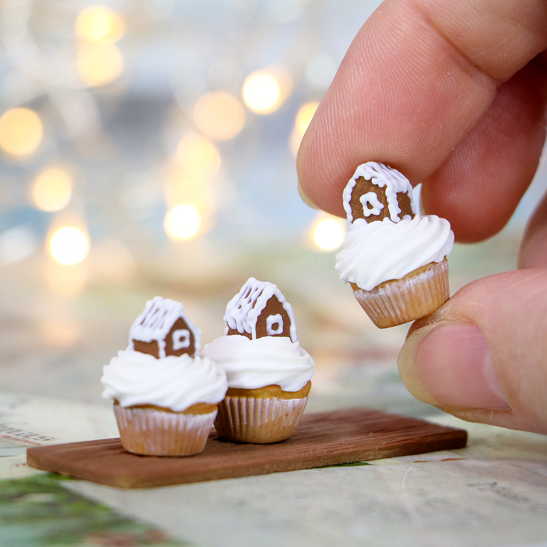 Капкейки с домиками