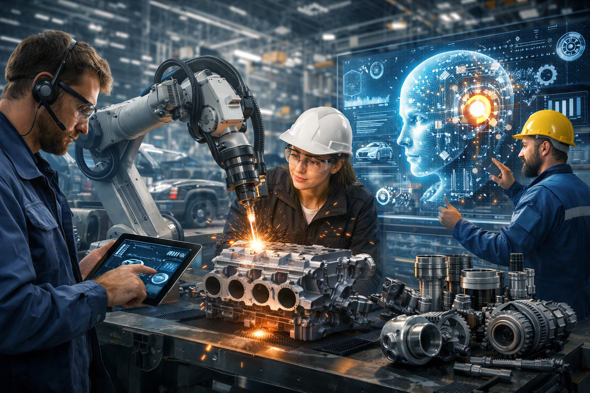 ИИ / AI в производстве автозапчастей