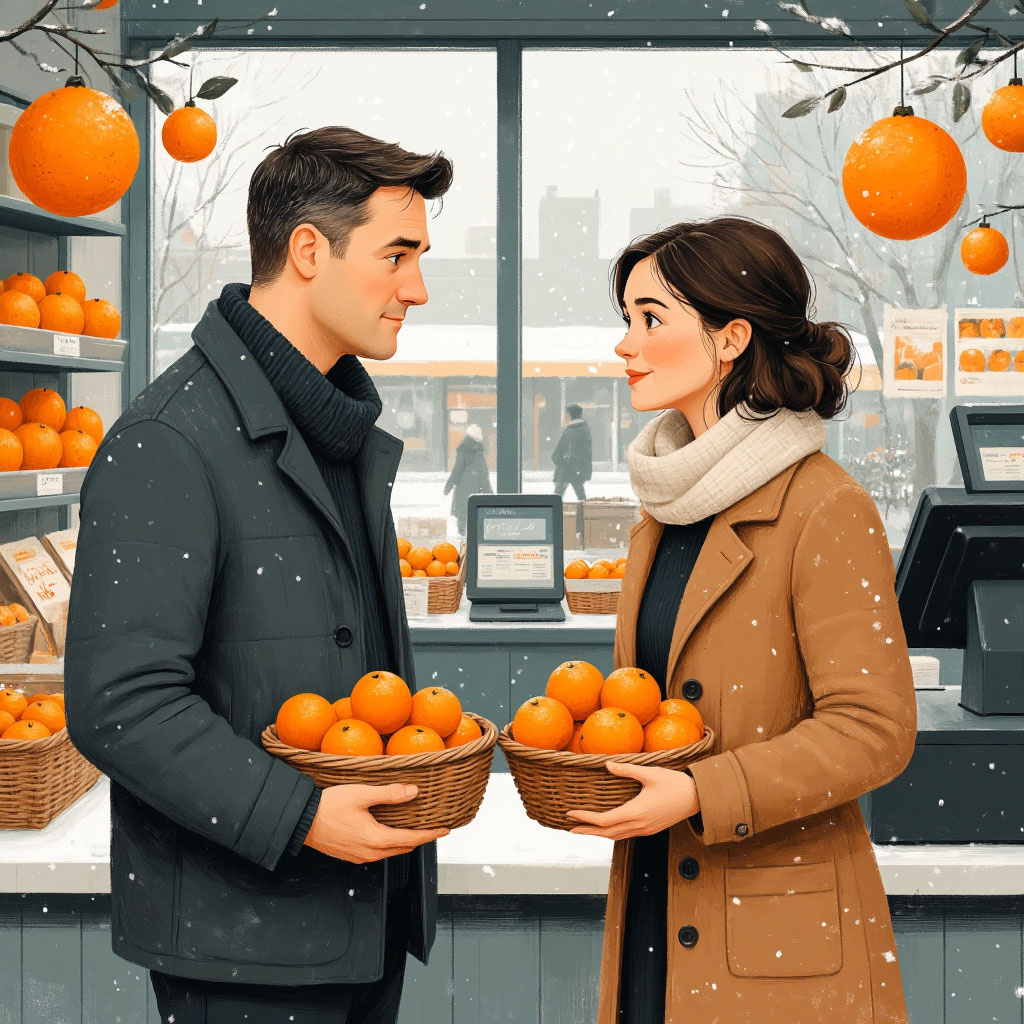 Мандариновая встреча глазами Шедеврума