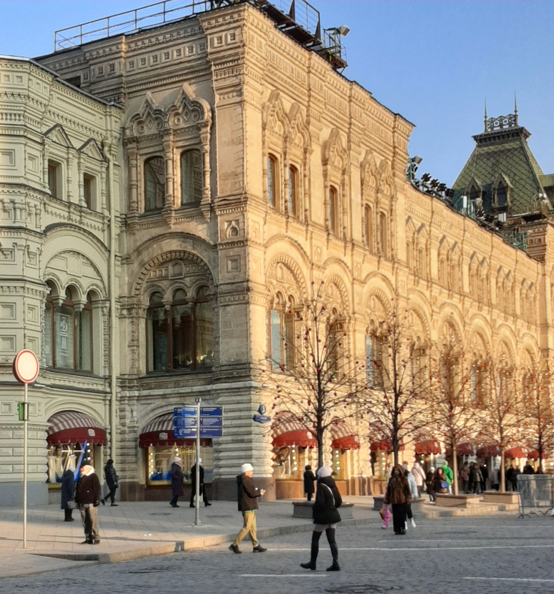 Москва в марте этого года