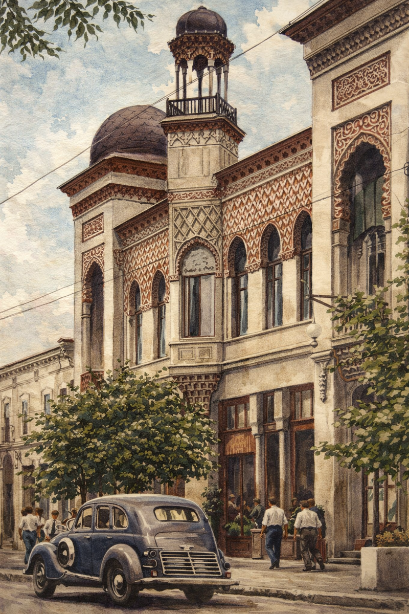 "Мавританский дворец" Христофора Хлебникова на ул. Красная, 54.