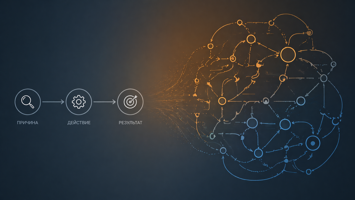 Системное мышление против линейного