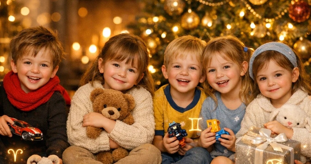 Подарки на Новый год для детей Овен, Телец, Близнецы, Рак