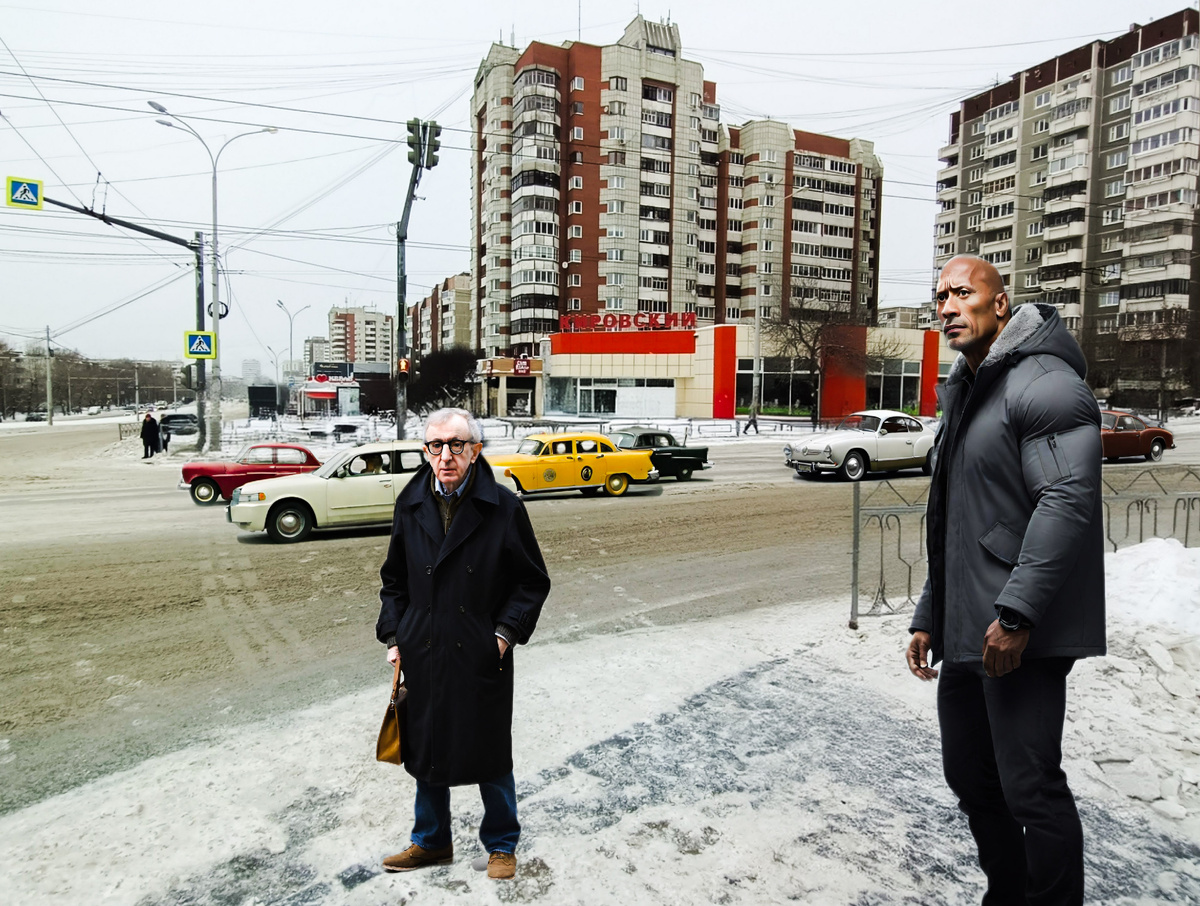 Город Екатеринбург, перекрёсток улиц Уральская и Советская