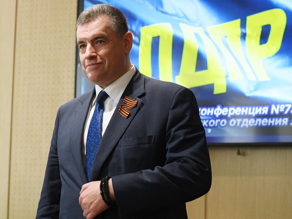    Руководитель фракции ЛДПР в Государственной Думе РФ, председатель Комитета Государственной Думы РФ по международным делам Леонид Слуцкий | © РИА Новости / Алексей Майшев