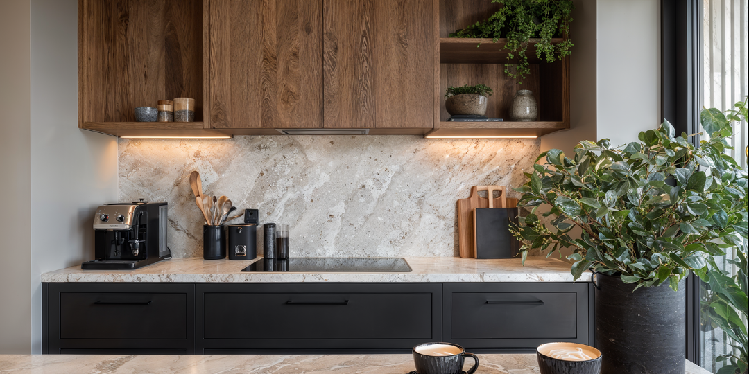 Фартук без плитки: кварц, стекло или компакт-плита — что выбрать в 2026