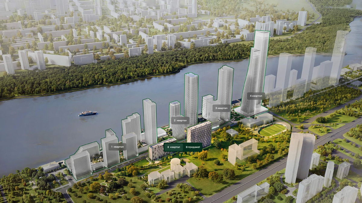 Пятно застройки ЖК Мангазея на Речном