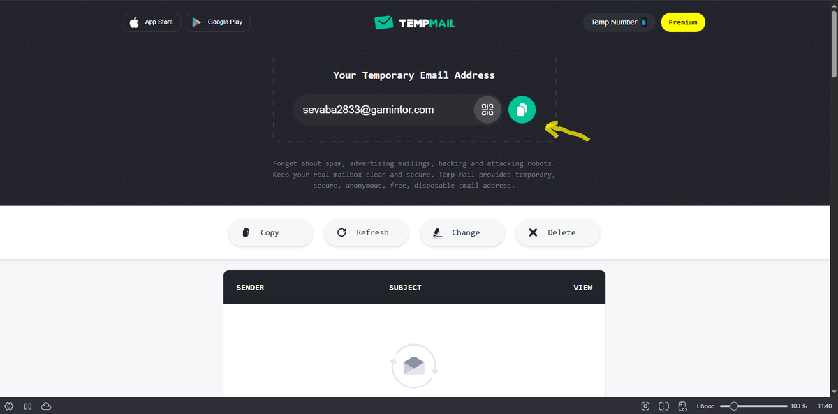 Сервис временных почт, помогающий в генерации ИИ изображений