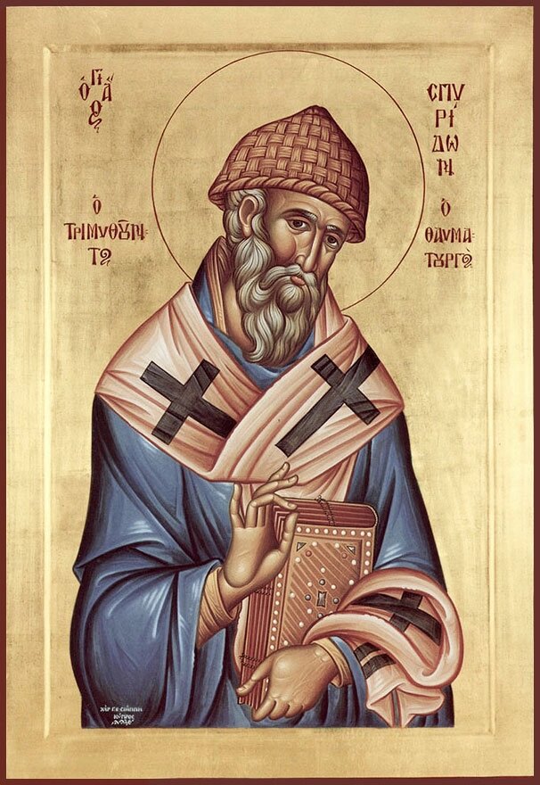    Святитель Спиридо́н, епископ Тримифунтский Фото: Православная энциклопедия «Азбука веры»