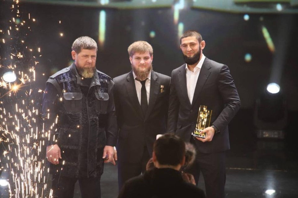    Хамзат забрал главный «приз» национальной спортивной премии. Фото: социальные сети