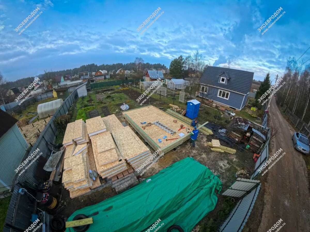 Монтаж фундамента