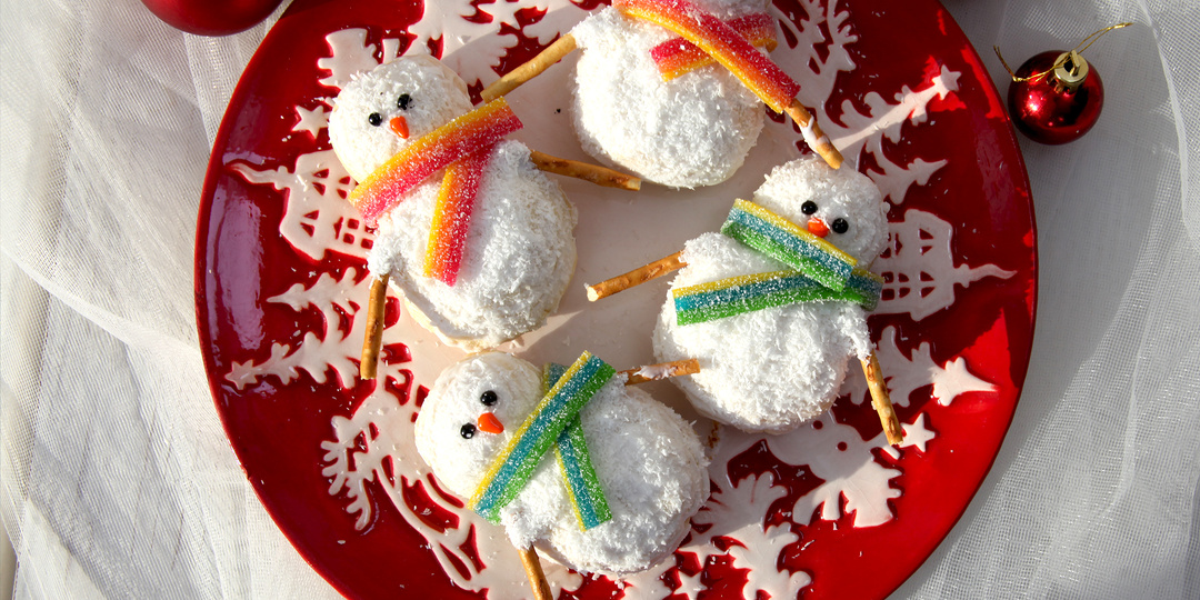 Печенье «Снеговички»