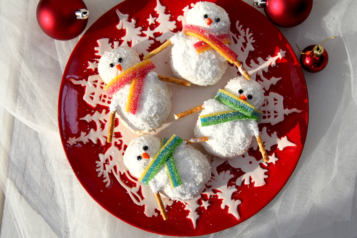 Печенье «Снеговички»