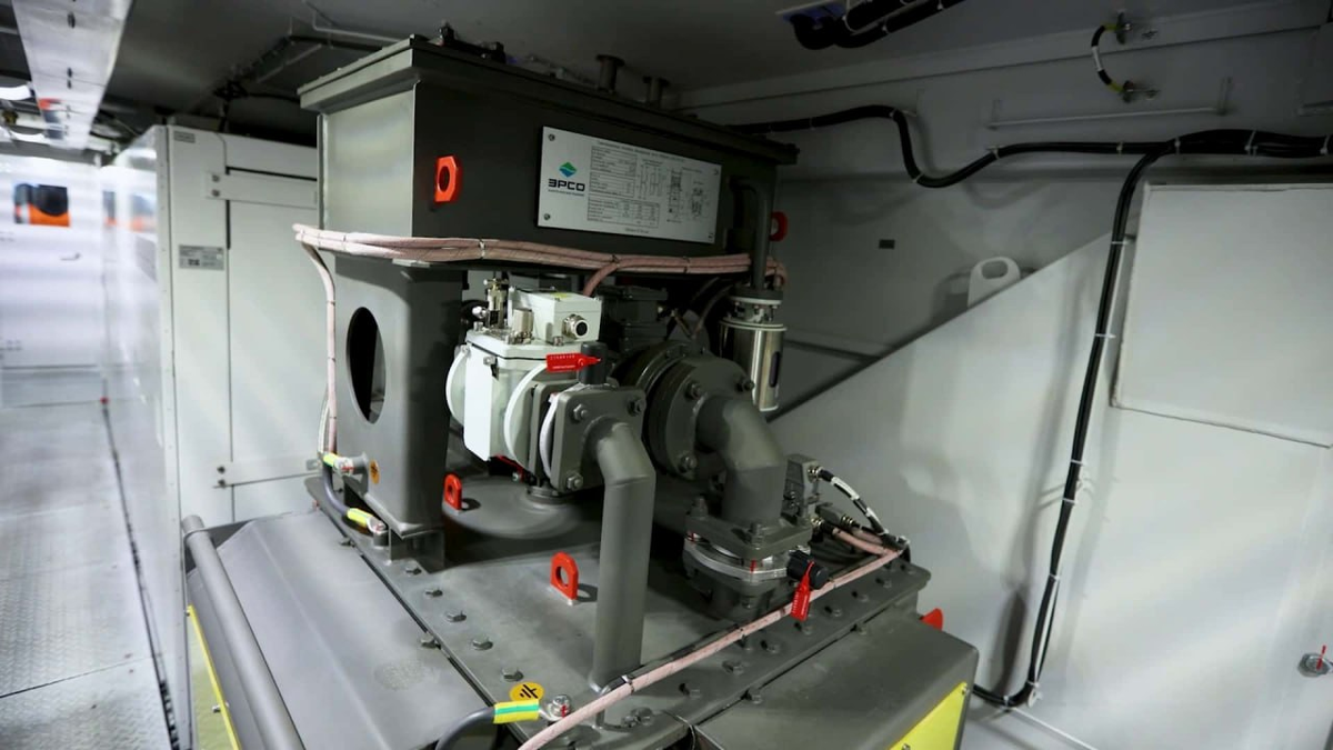 Тяговый трансформатор от ERSO в электровозе 2ЭС11 «Орлец». Источник: Евгений Белкин/vk